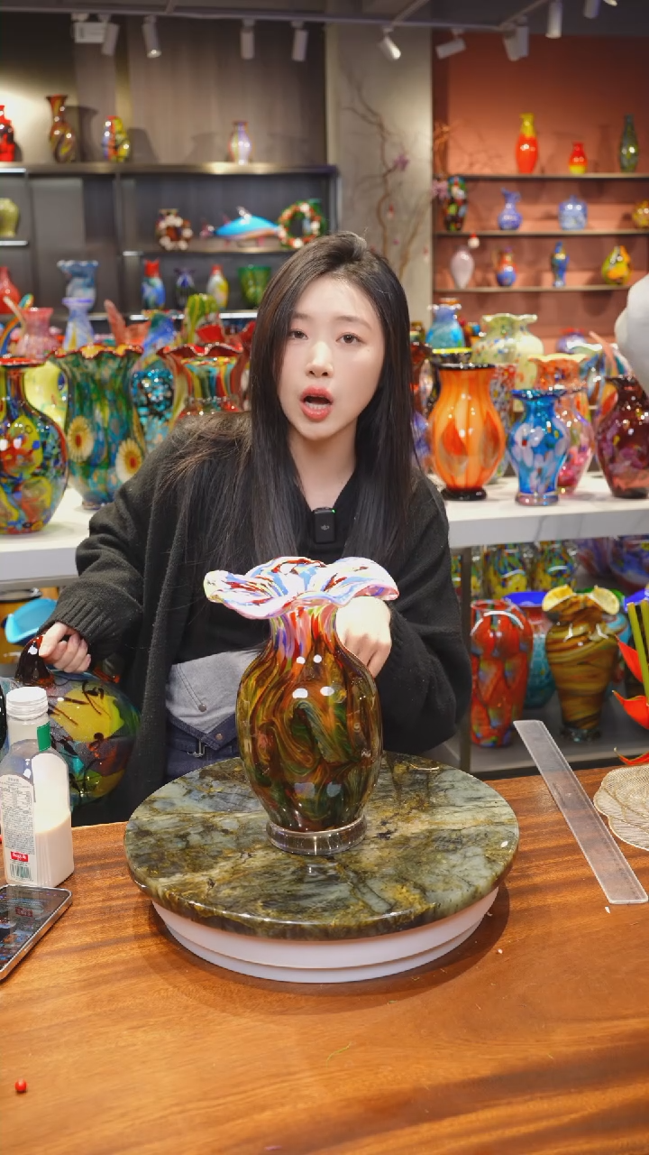 【闪购商品】手作精工花器一级色料，空运包邮，送货上门