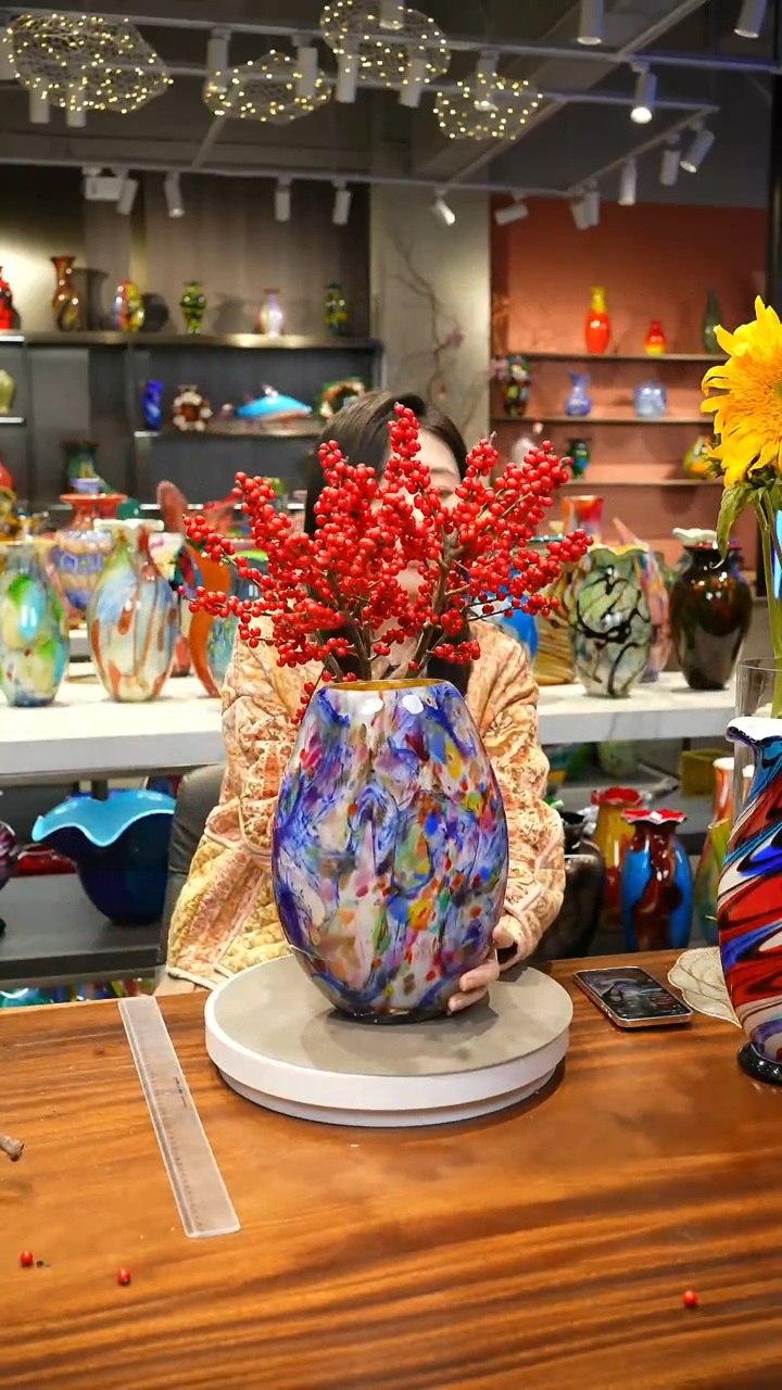 【闪购商品】手作精工花器一级色料，空运包邮，送货上门