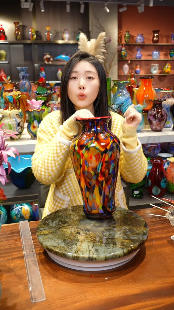 【闪购商品】手作精工花器一级色料，空运包邮，送货上门
