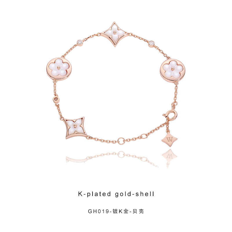  CNC精工手链 经典百搭高级感老花手链GH019