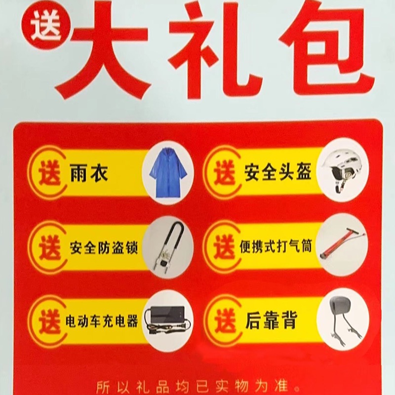 新国标天能石墨烯铅酸电池电动车骑行大礼包