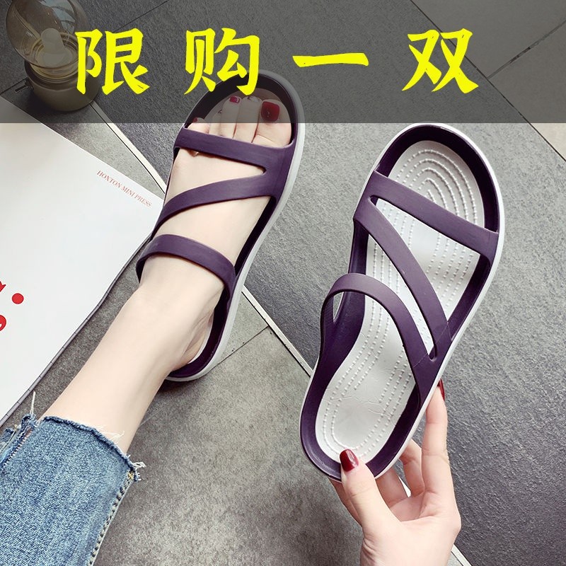 达芙妮沿荐2023新款女爆款凉鞋拖鞋外穿沙滩凉拖鞋百搭软底孕妇防