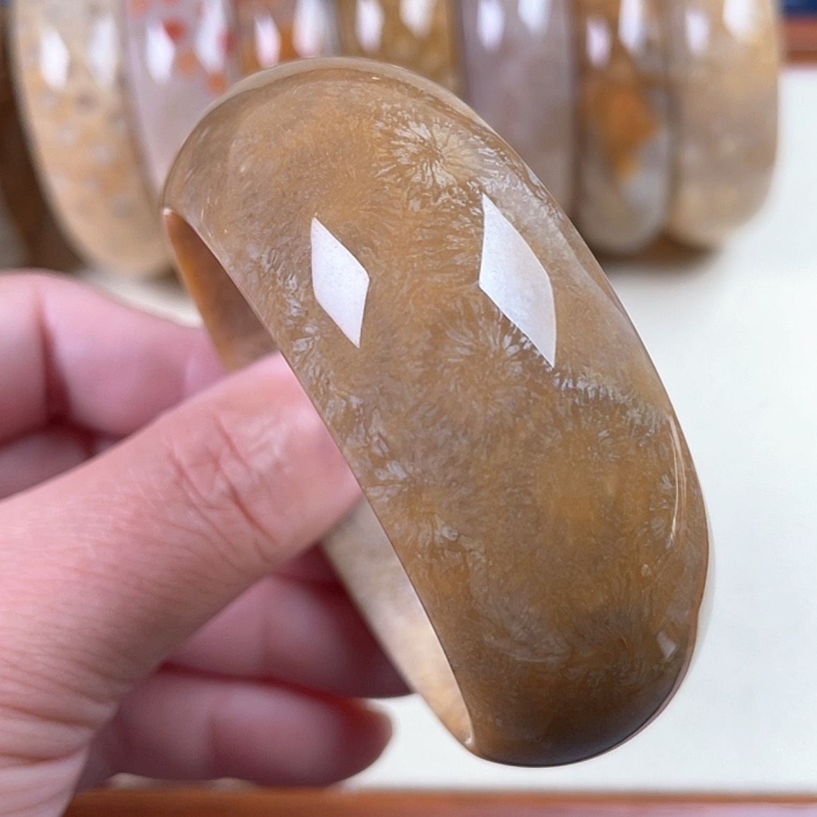 【闪购商品】硅化玉吊坠未镶嵌A**D