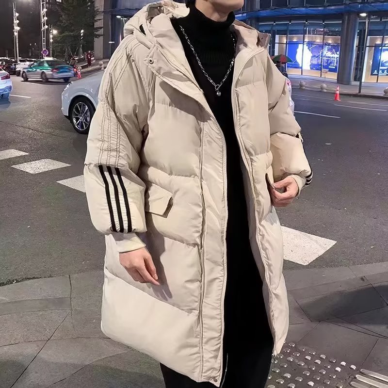 【小扬哥推荐】棉服大衣韩版棉袄棉衣男中长款连帽冬季加厚过膝外