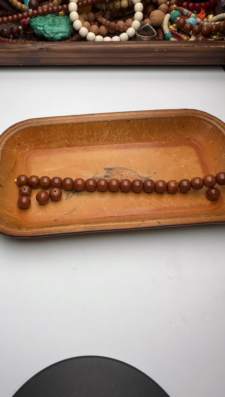 【闪购商品】核桃手串18K金镶嵌配饰510784