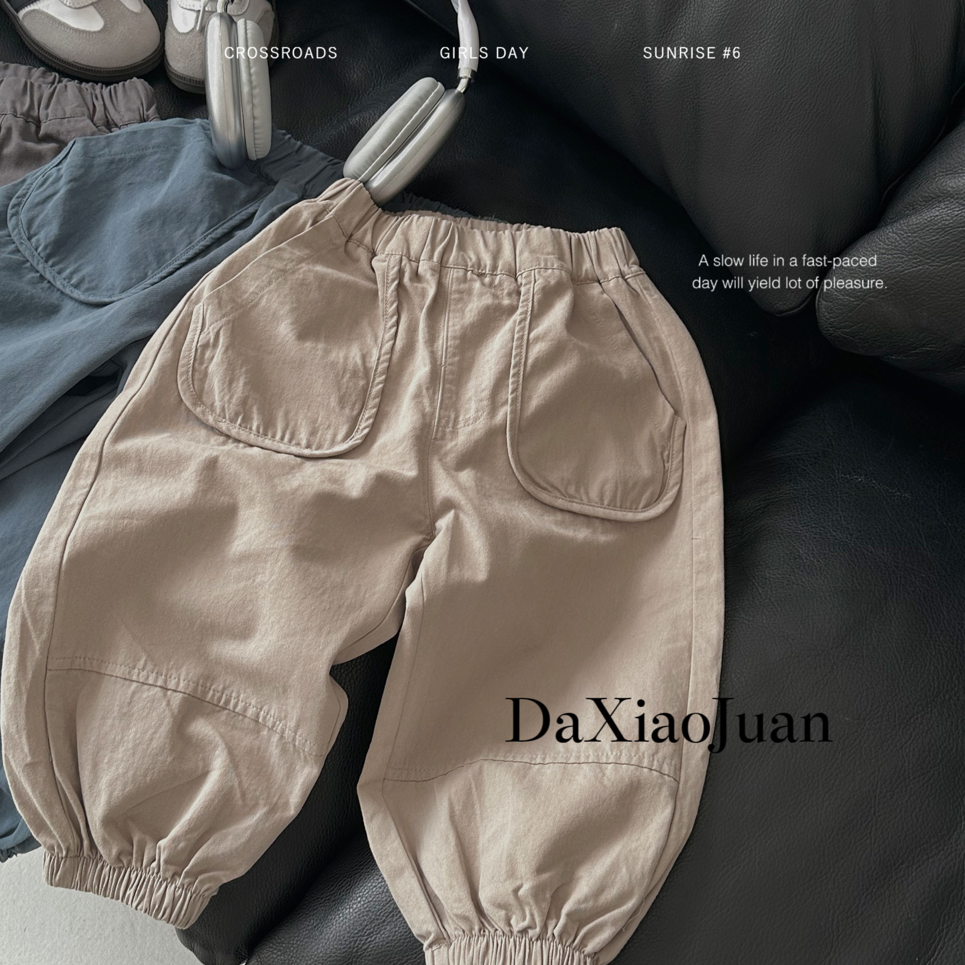 现货【大小卷】2024春季新款休闲工装裤-30069