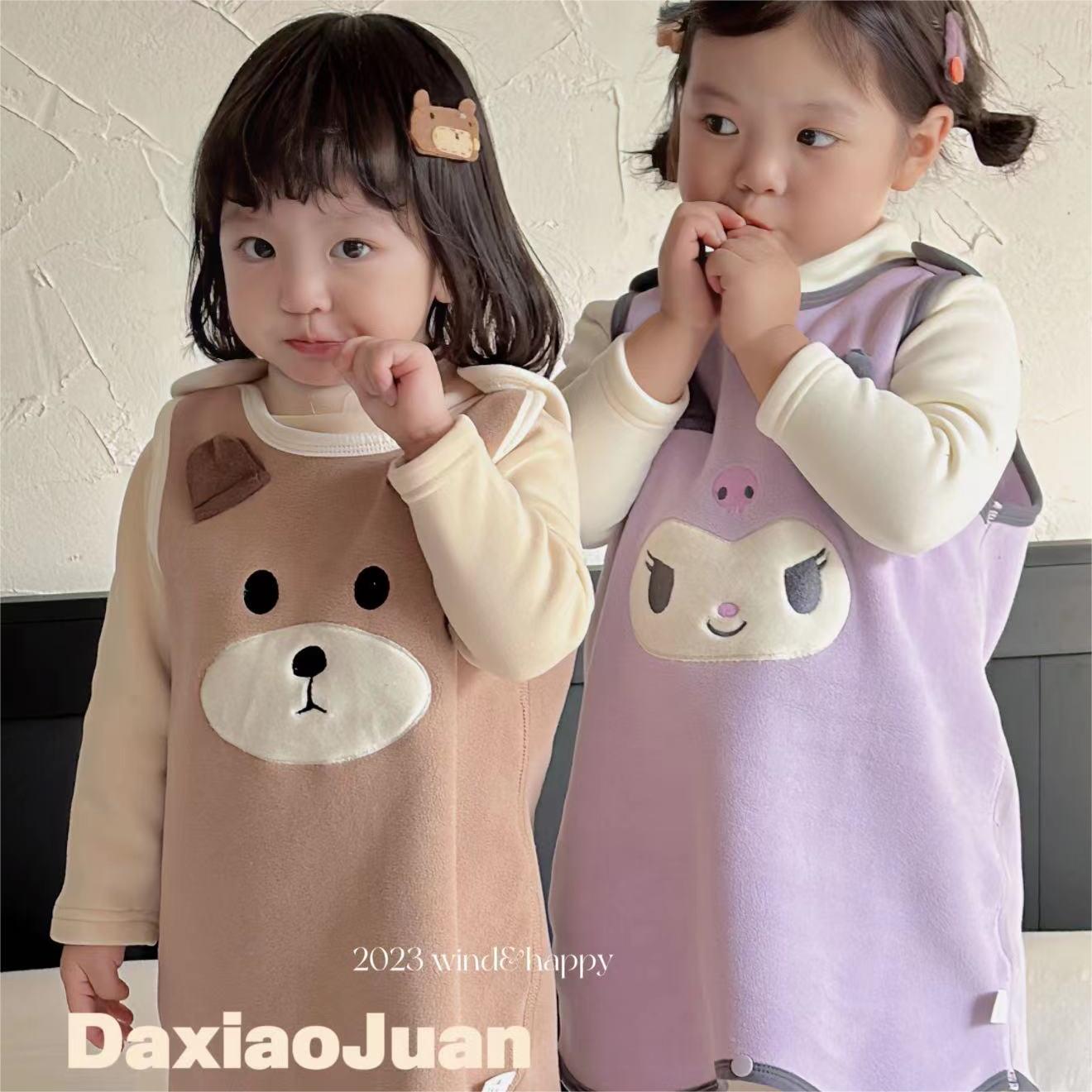 【大小卷】宝宝无袖睡袍护肚神器-60204【糯米丸子】