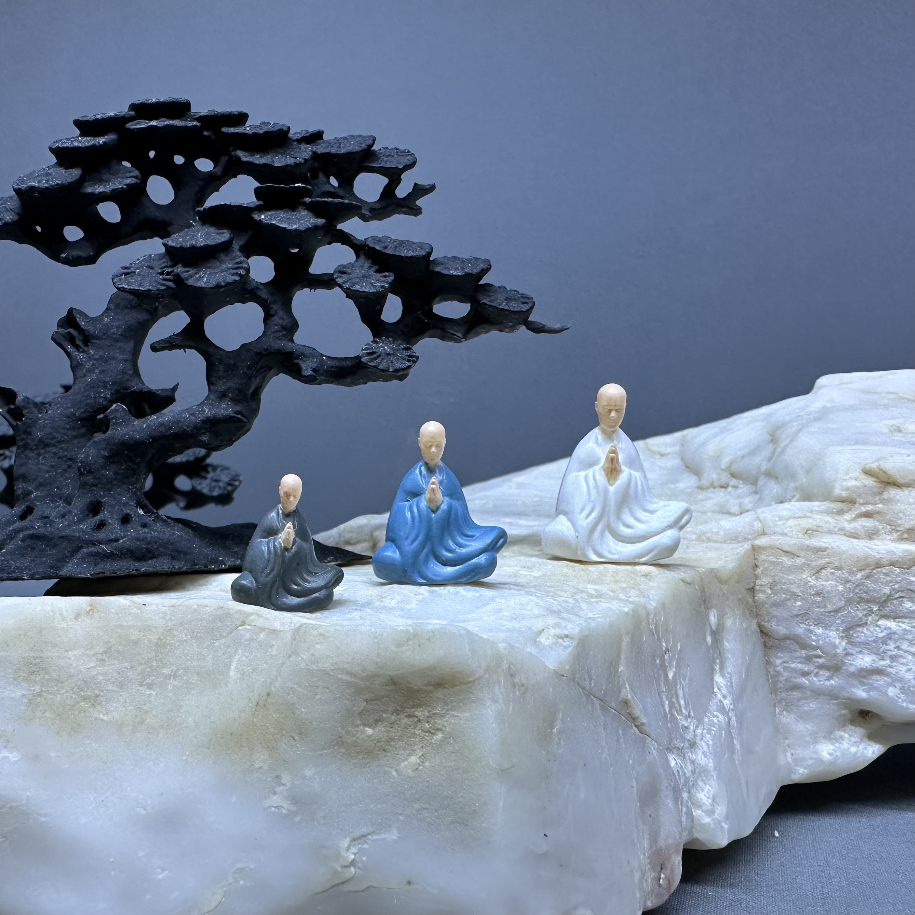 坐姿佛——2奇石山盆景微景观沙盘唯美新中式摆件装饰摆盘满20包邮