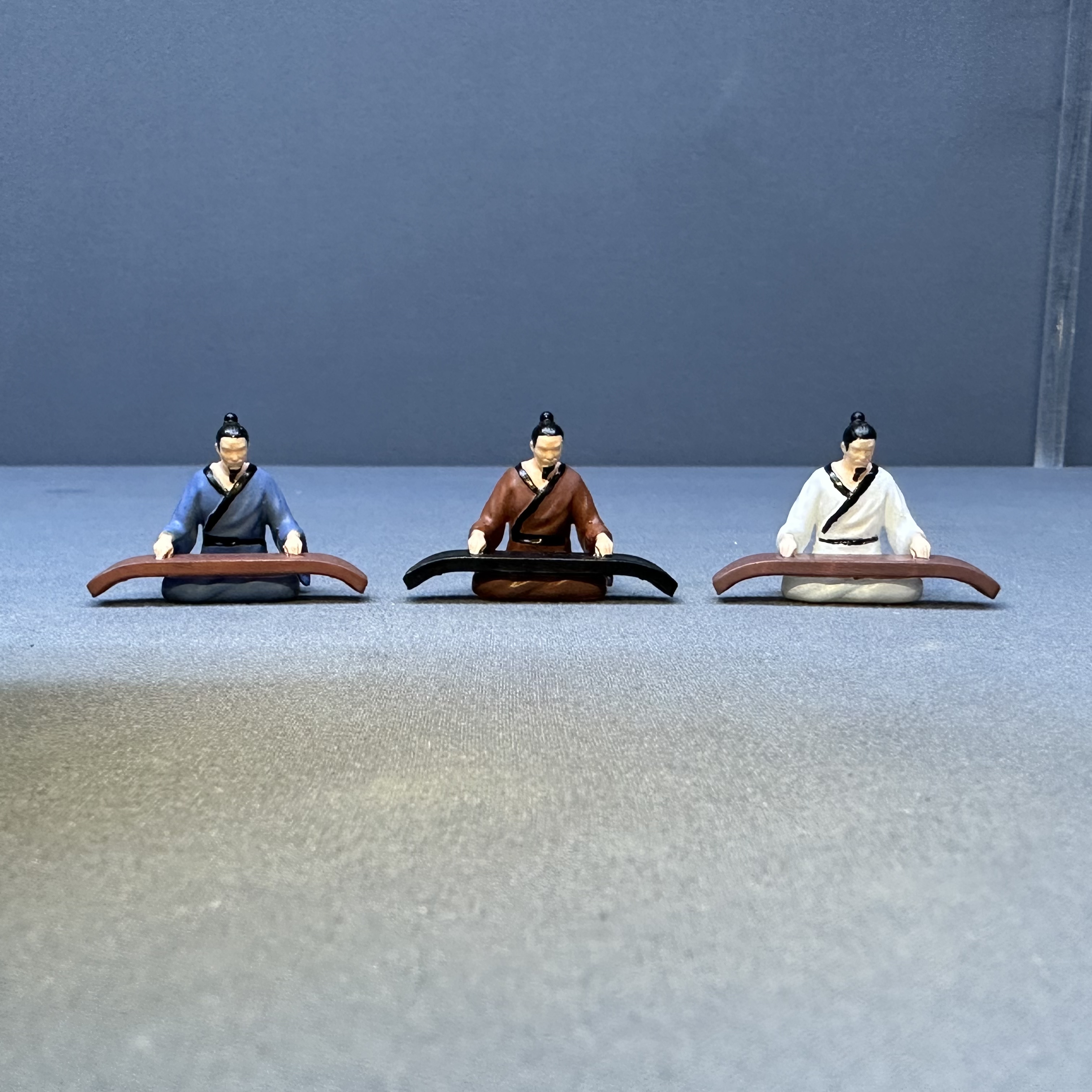 伯牙抚琴——1奇石假山盆景微景观沙盘新中式草坪农场装饰满20包邮