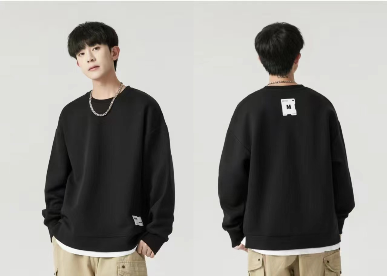 【秋季高品质卫衣】时尚潮流空气层休闲卫衣秋季新品