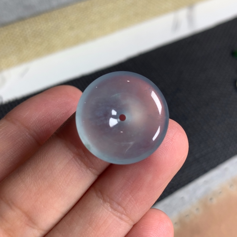 【闪购商品】翡翠冰紫平安扣未镶嵌潘*: