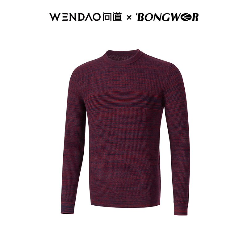 【问道&BONGWER联名款·粉丝福利含绵羊毛】休闲提花圆领88068
