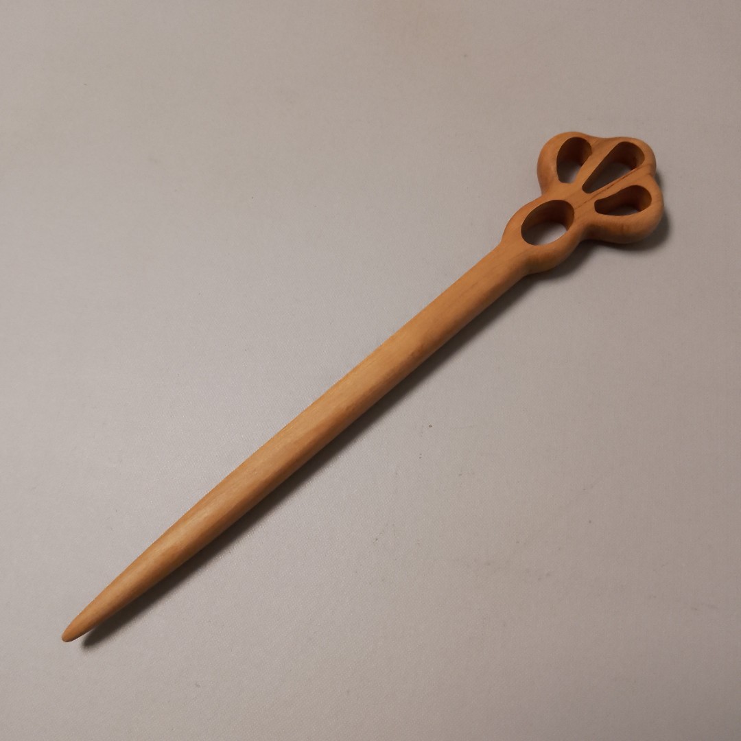 特色手工--原木原色桃木簪子.不上色不上漆
