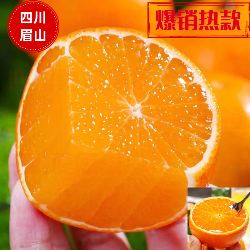 【东方甄选】大果眉山爱媛果冻橙新鲜皮薄多汁精选甜蜜采摘包赔即赔
