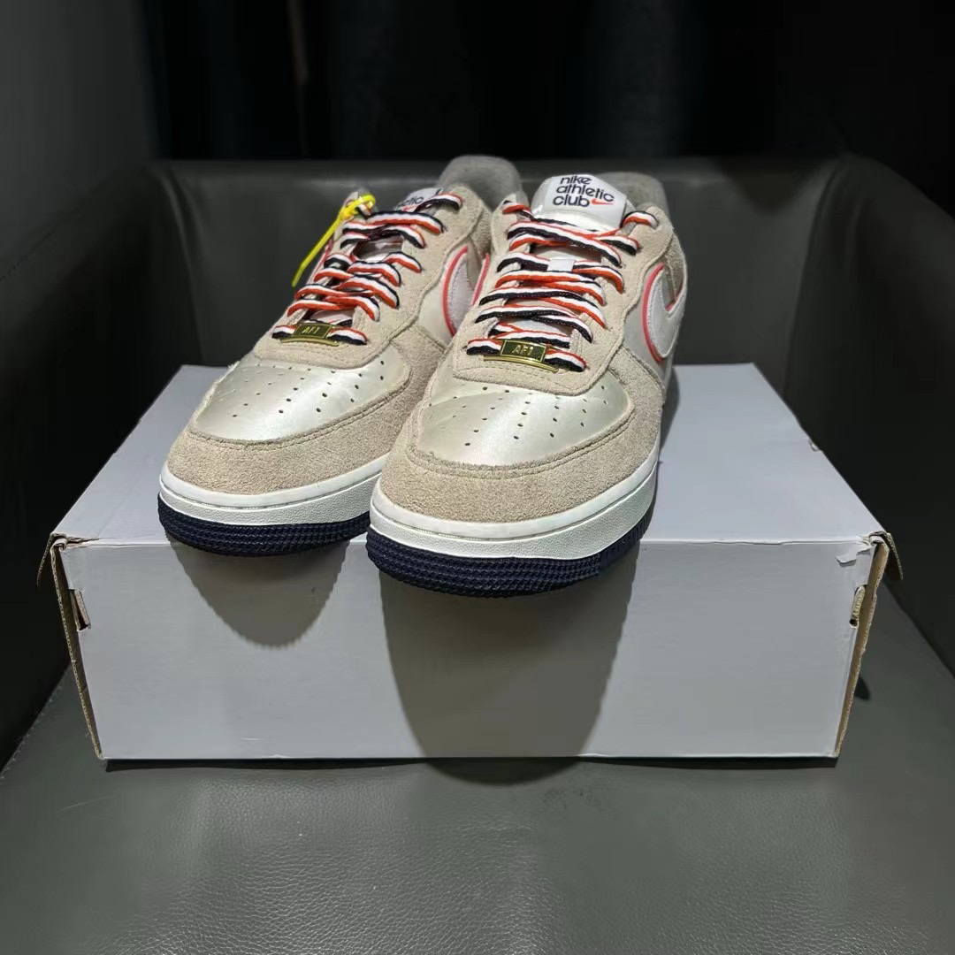 捡漏41码 af1白棕99新459秒杀球鞋