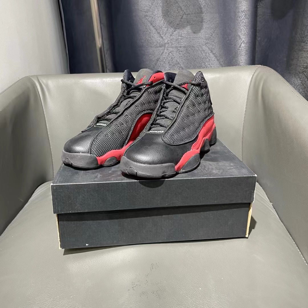 捡漏37.5码全新 aj13 黑红全新原盒499秒杀球鞋