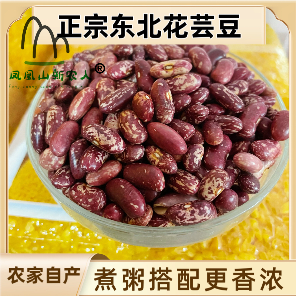 黑土地紫花芸豆黑龙江农家种土特产助农25年新豆