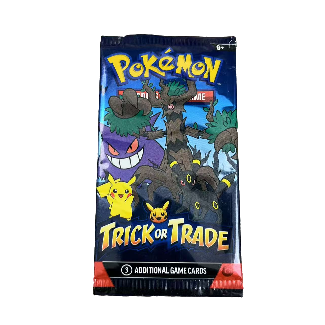 美版24版万圣节限定卡牌卡包1包（闪卡上膜上夹）卡牌盲盒 收藏卡