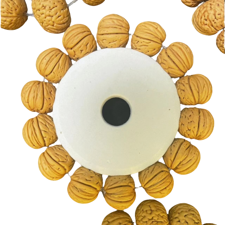 脑纹高油密度高核桃桃核文玩手串手持直播桃核手串选货