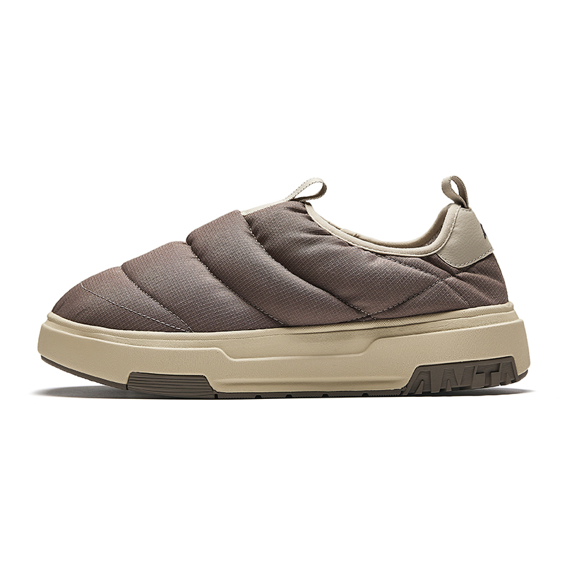 安踏冬季面包鞋柔软舒适保暖运动可踩跟棉鞋秋冬轻运动112448922