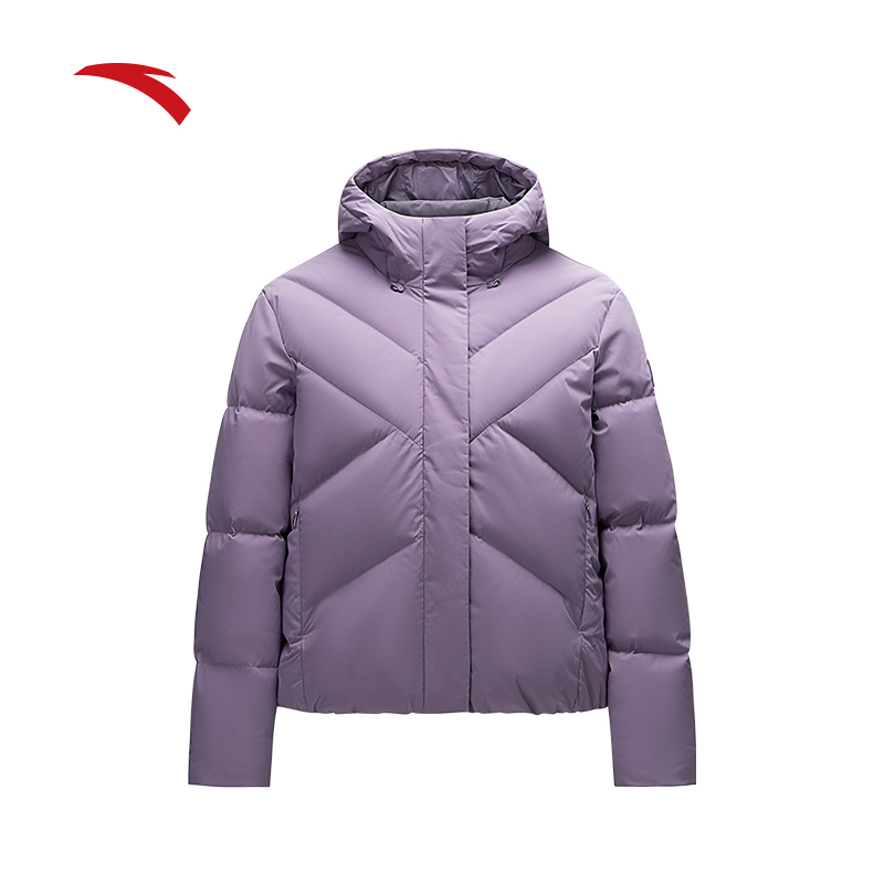 安踏速暖羽绒服丨防泼水鸭绒外套女款冬季保暖运动上衣N