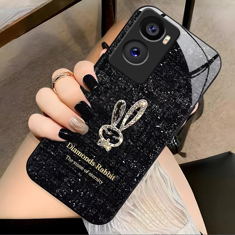 荣耀X50i手机壳HONORX50I玻璃钻石彩绘图案新女款时尚保护套创意