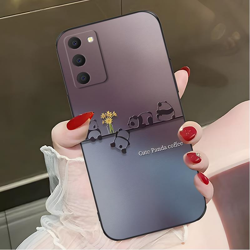 OPPOa55(5G)手机壳oppoA55(5g）硅胶运气熊猫女款防摔软壳时尚个