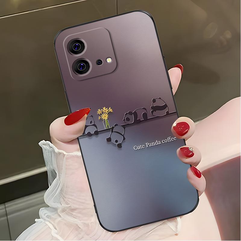 iqooneo8pro手机壳IQOONEO8PRO硅胶运气熊猫女款防摔软壳时尚个性