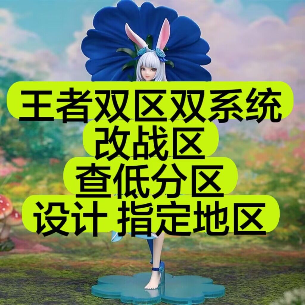 王者改战区手办查低分区改指定地区模型双系统区服均可