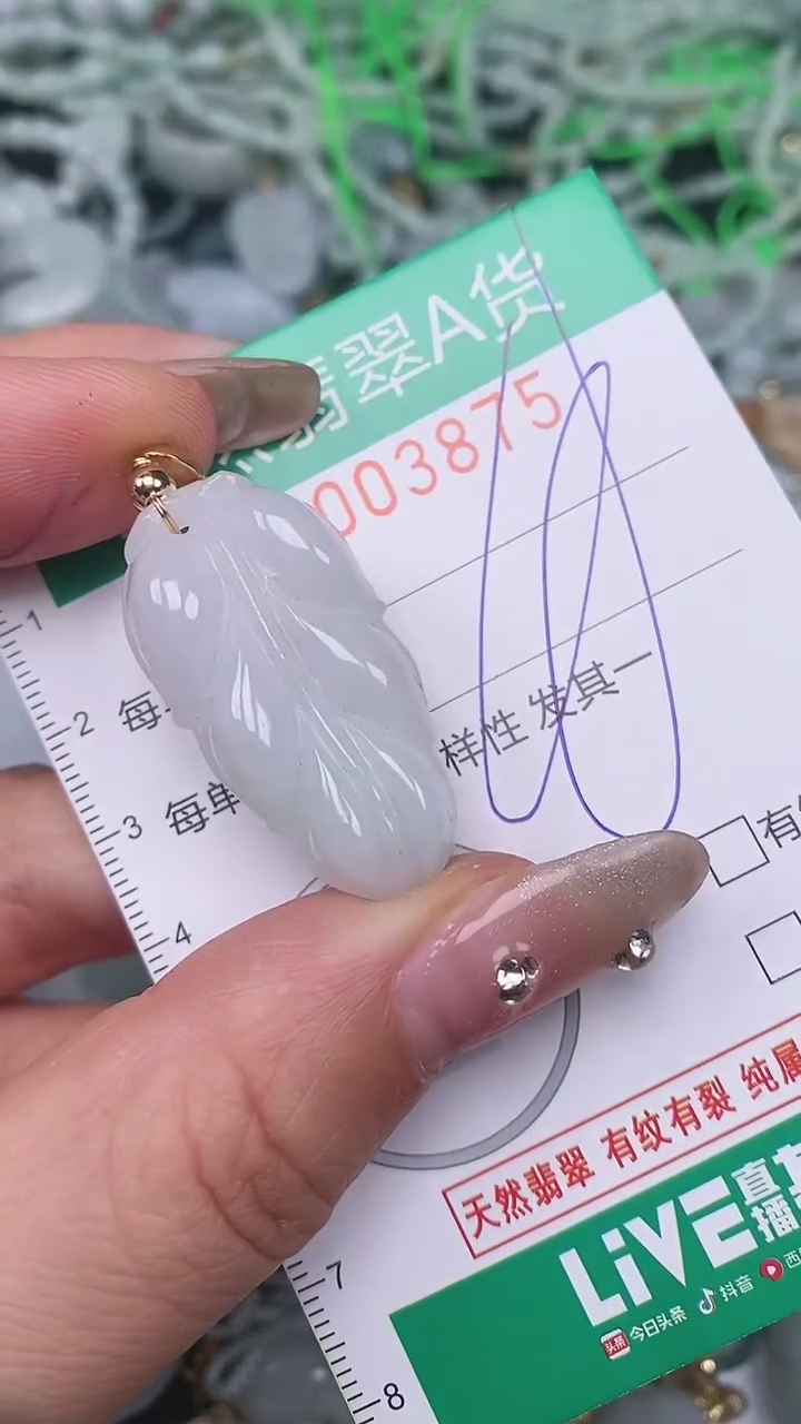 【闪购商品】翡翠颈饰未镶嵌00003875