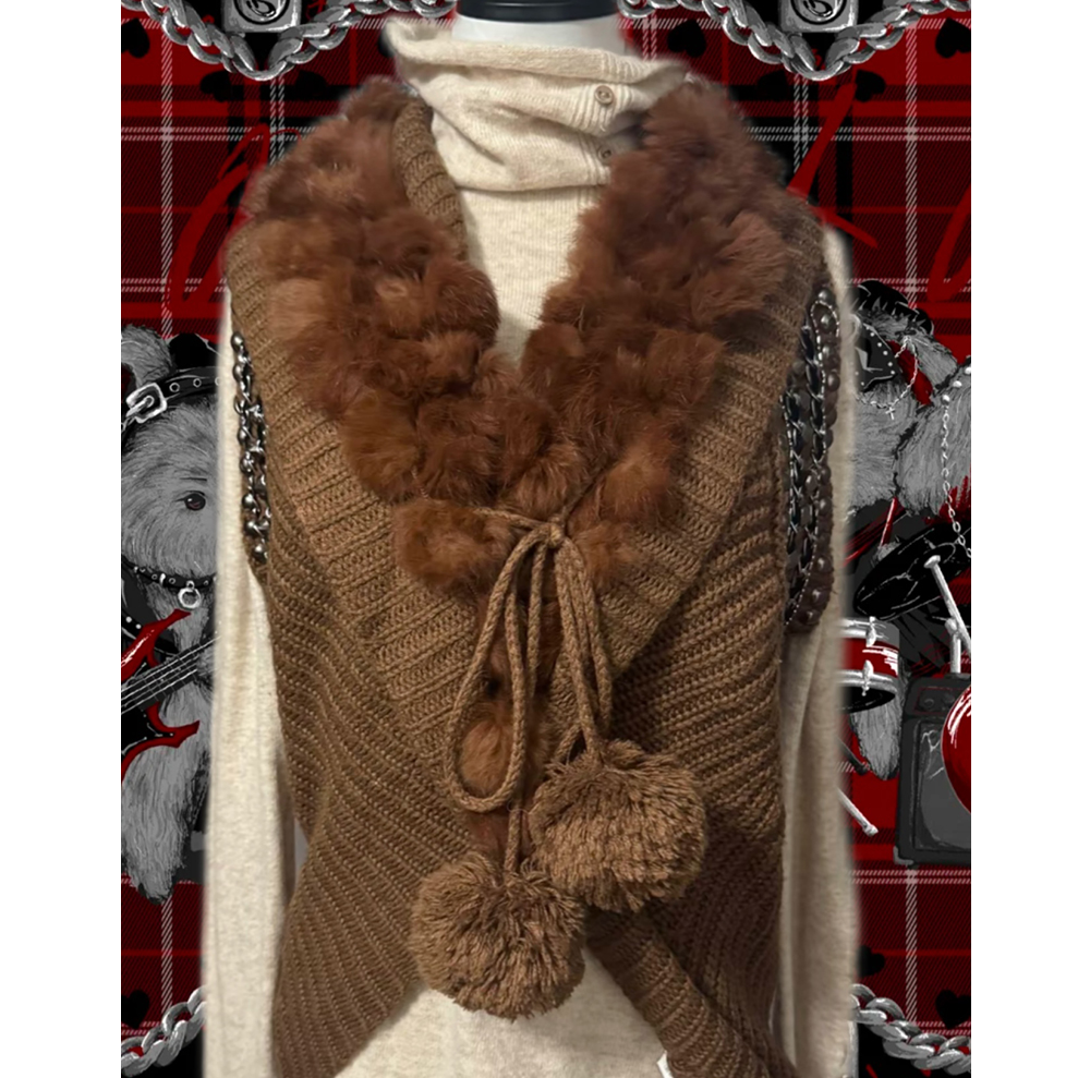 （直播专属）冬款真毛领长袖外套时尚保暖加绒加厚大衣连帽女装