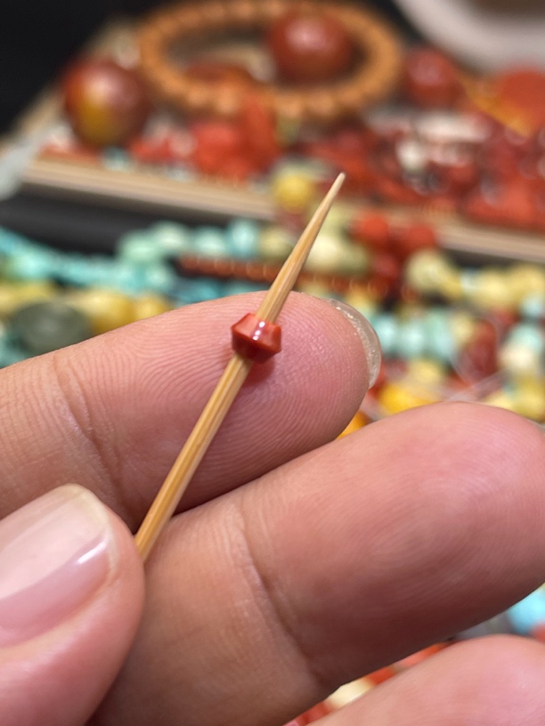 南红线束隔珠尺寸5mm