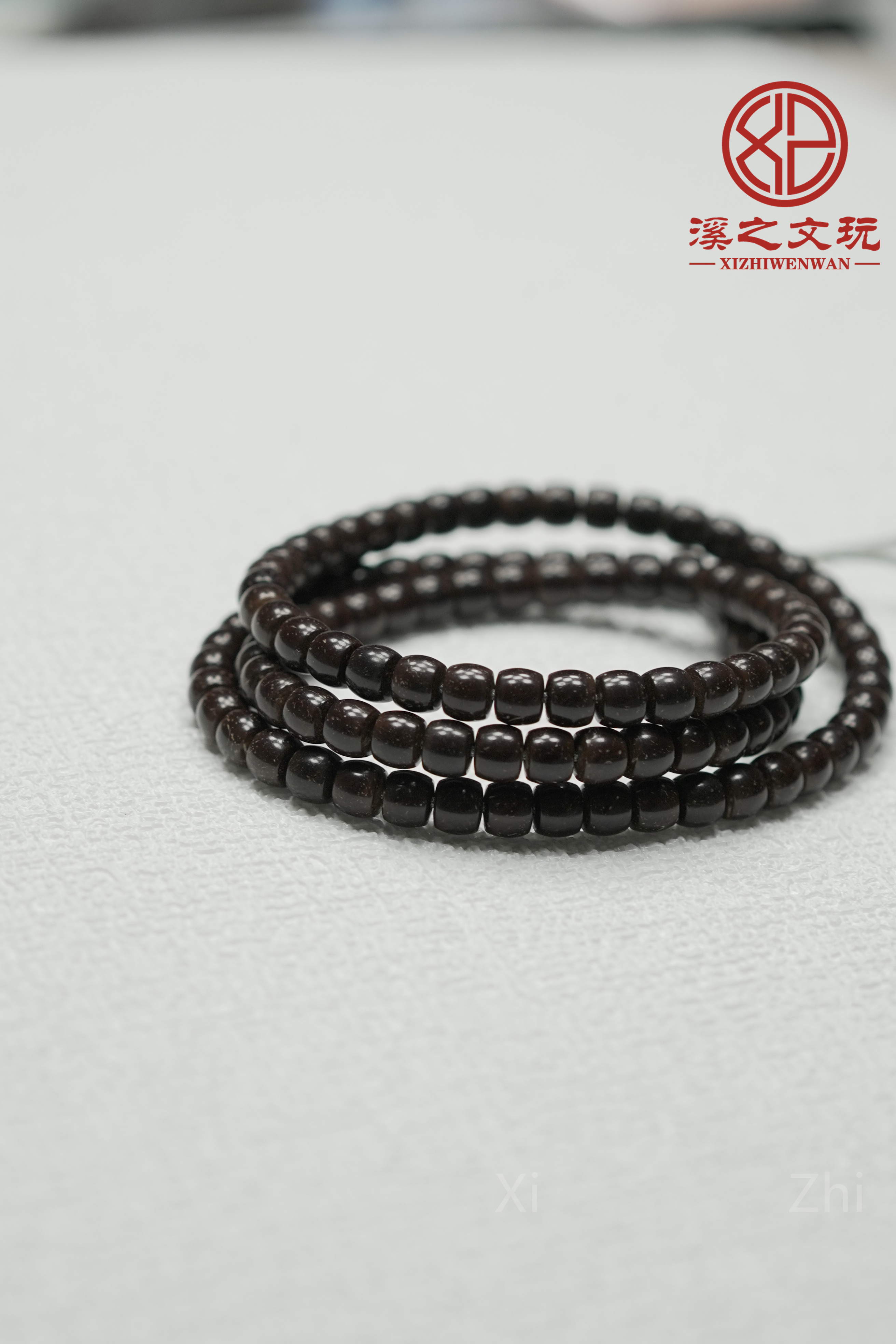 溪之出品精品印尼原生态原色棕色椰蒂干磨高抛脖挂108有椰蒂108