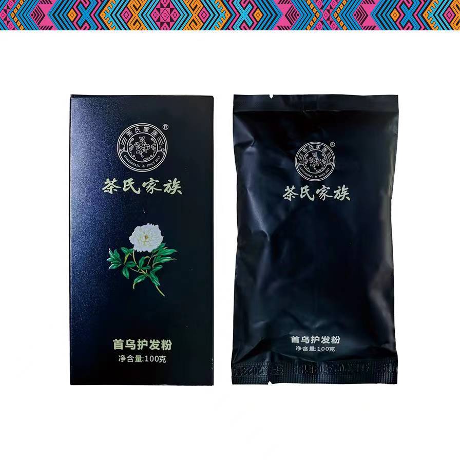 chashijiazu/茶氏家族首乌护发粉   100克/盒