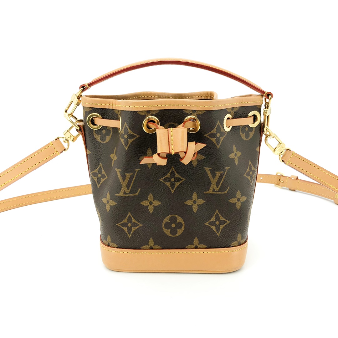95新 LouisVuitton/路易威登 LV老花mini水桶斜挎包 24060197-01