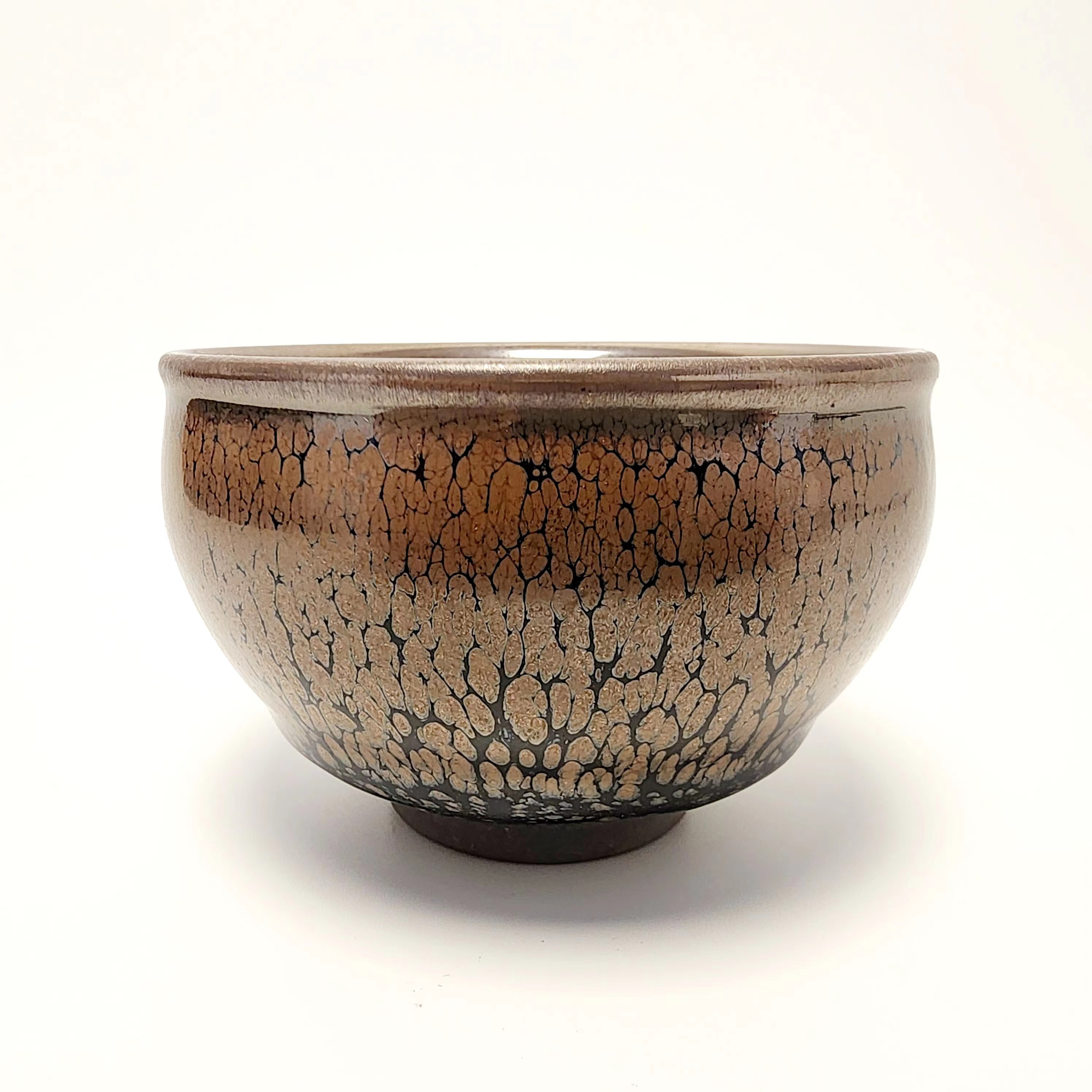 南平市建阳区非遗建窑建盏直播建盏主人杯高端茶器功夫鹧鸪斑建盏