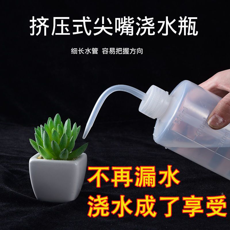 多肉弯嘴壶浇花浇水工具神器懒人喷壶大号透明喷花瓶喷水长嘴家用