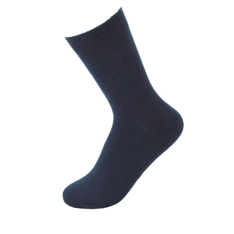 袜子夏袜冬袜透气黑色藏青篮球运动军训袜户外中筒纯色男袜