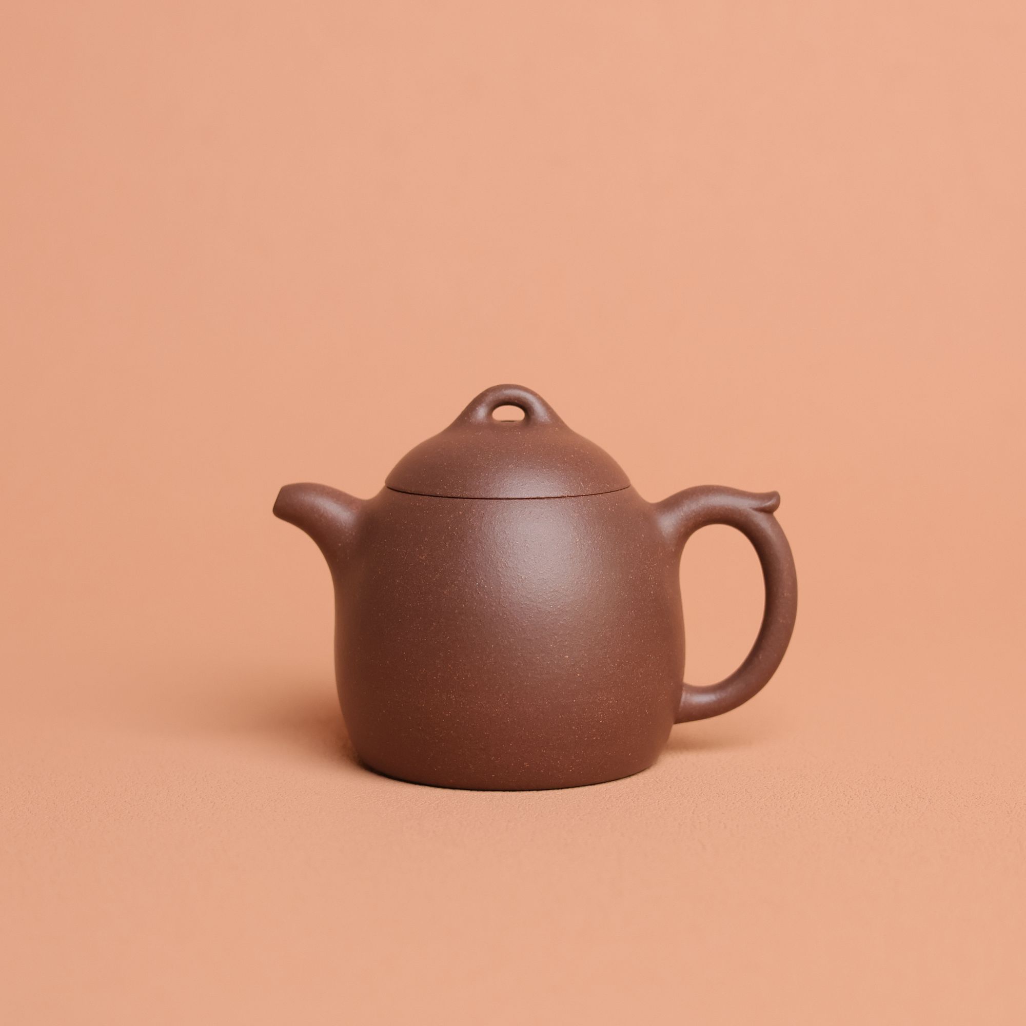 「秦权」150cc 高温紫泥 精工半手小品紫砂壶