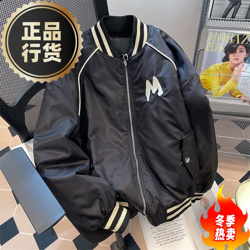 【小扬哥优选】秋冬新款潮牌加厚棉服棒球服外套男士潮流帅气宽松