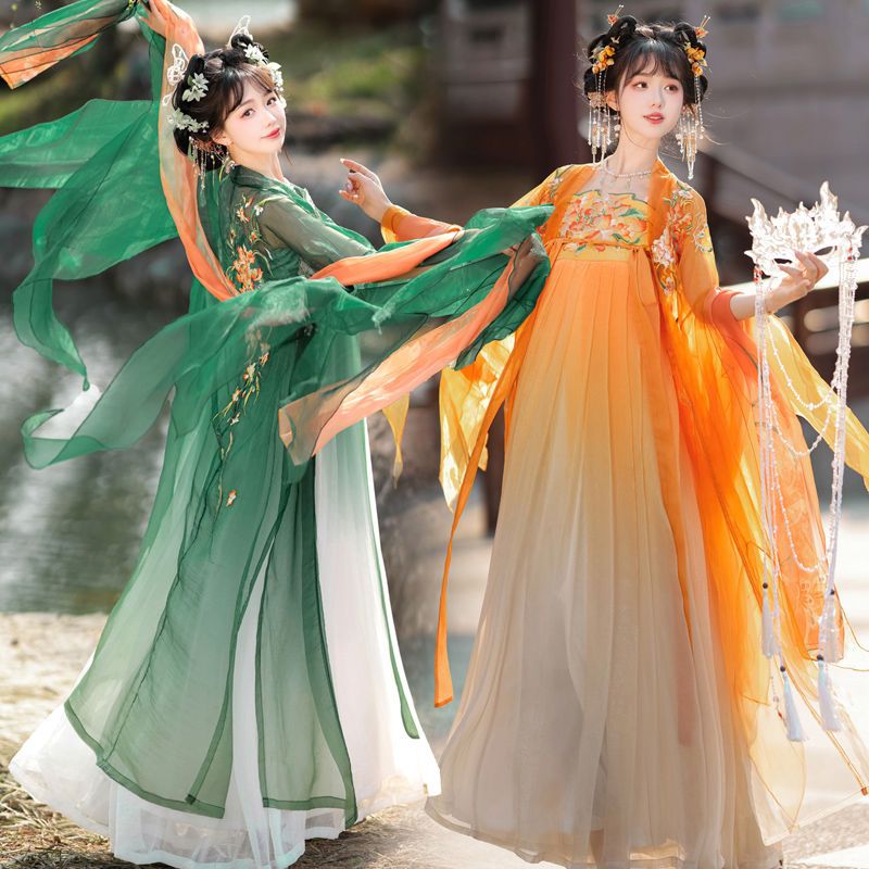 直播古风显瘦专场  新款三米六米摆    齐胸齐腰襦裙  春夏秋冬款