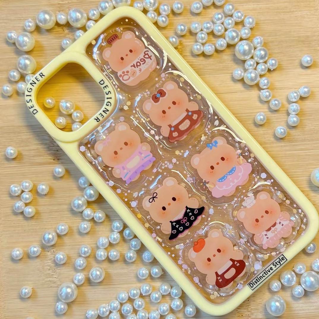 潮玩滴胶DIY手机壳