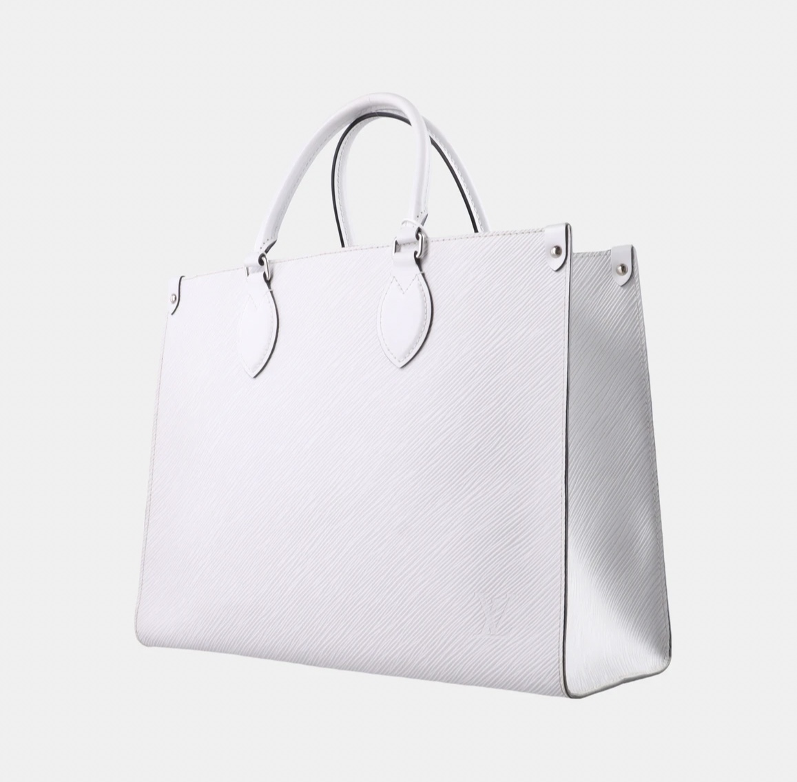 95新 LouisVuitton/路易威登  白色水波纹中号onthego包