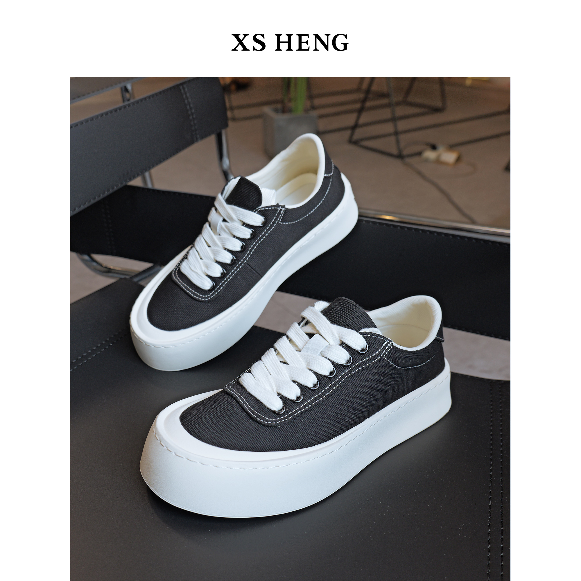 四季帆布鞋简约百搭橡胶大底软底防滑耐磨低帮圆头休闲鞋板鞋5223