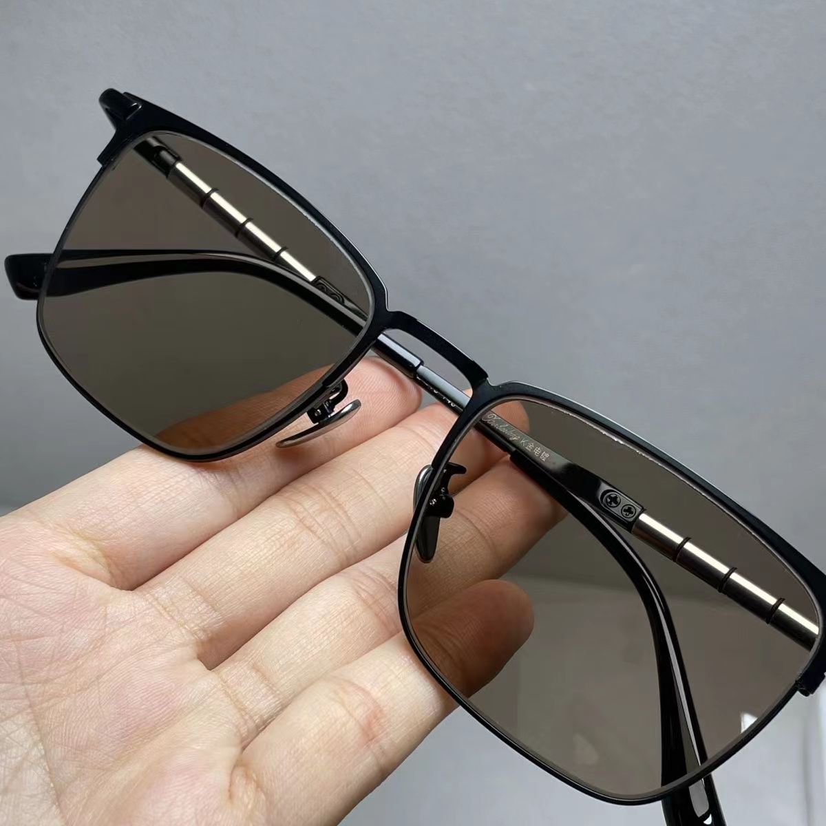 石中石水晶眼镜品质保证高端超轻全框防紫外线高清护目东海太阳镜