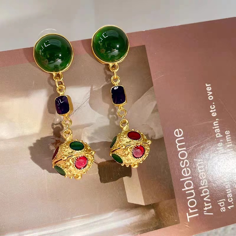 【空城计】耳环复古中古古法时尚5339