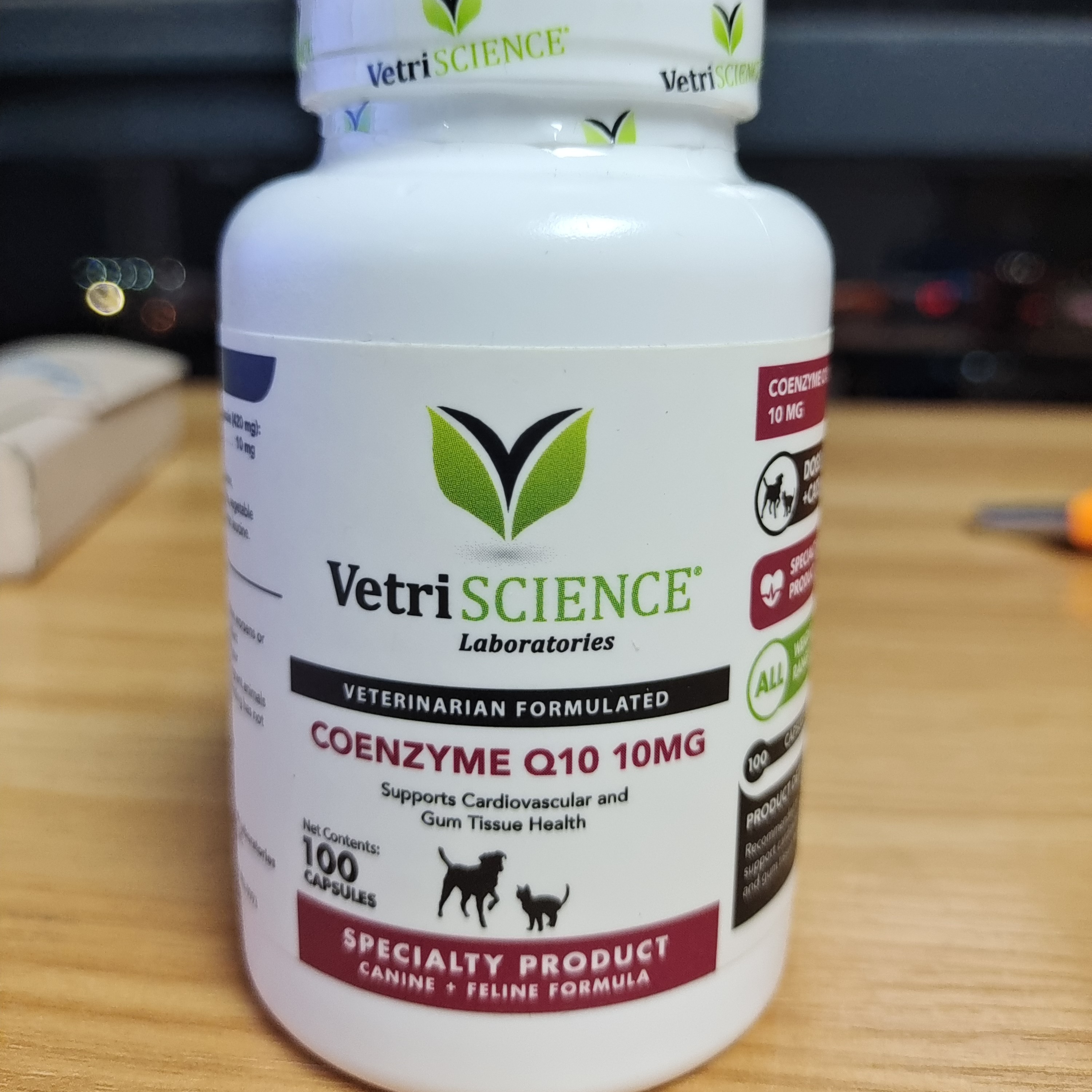 美国CardioStrength益心康猫狗通用辅酶Q10颗粒