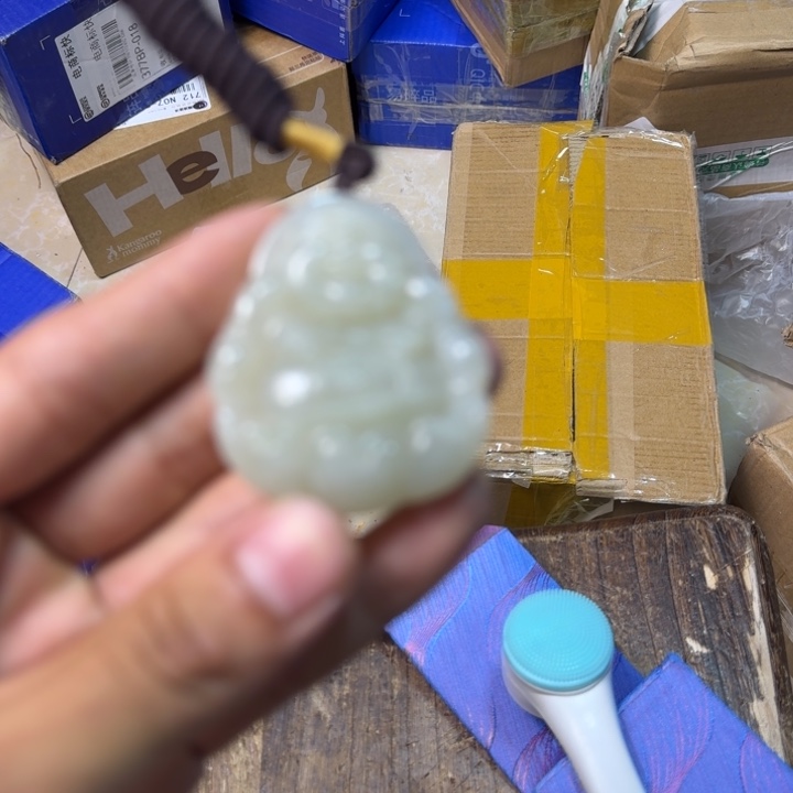 和田玉（糖玉）挂件未镶嵌