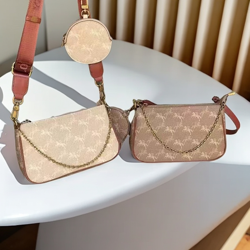 亚格斯保罗轻奢经典时尚百搭单肩斜挎包气质女士潮流高品质腋下包