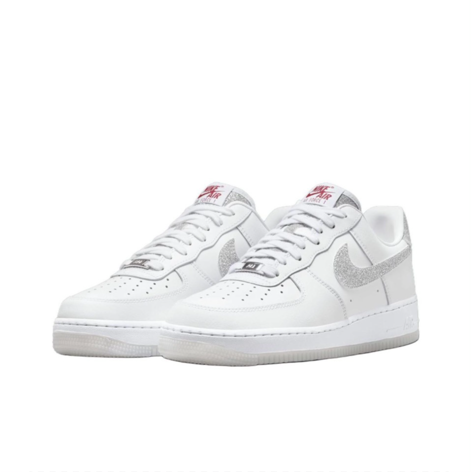 NIKE耐克正品女子AIR FORCE 1 '07LX白灰低帮休闲板鞋 HQ3461-191